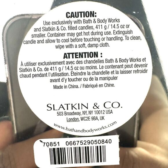 Slatkin & Co. Bath & Body Works Silver Snowman 3 Wick Candle Holder  7.5" Tall - Picture 10 of 10